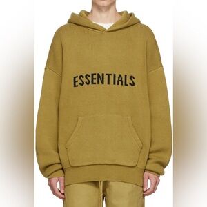 Essentials fear of God heavyweight knit pullover hoodie